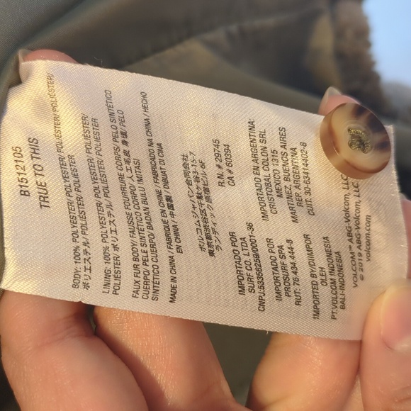 Volcom Boucle Plaid Shacket - Picture 6 of 7